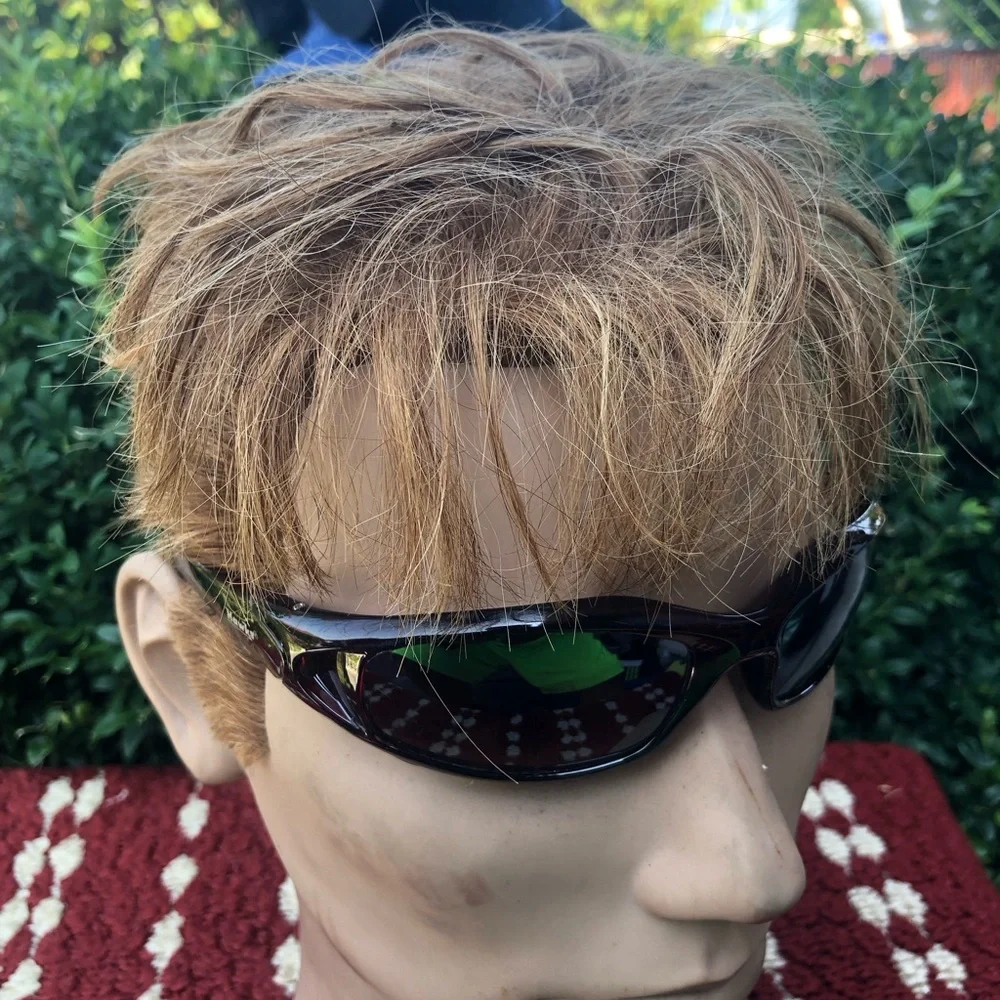 Hawks Men's Polarized Sport Sunglasses - Black/Brown Frame